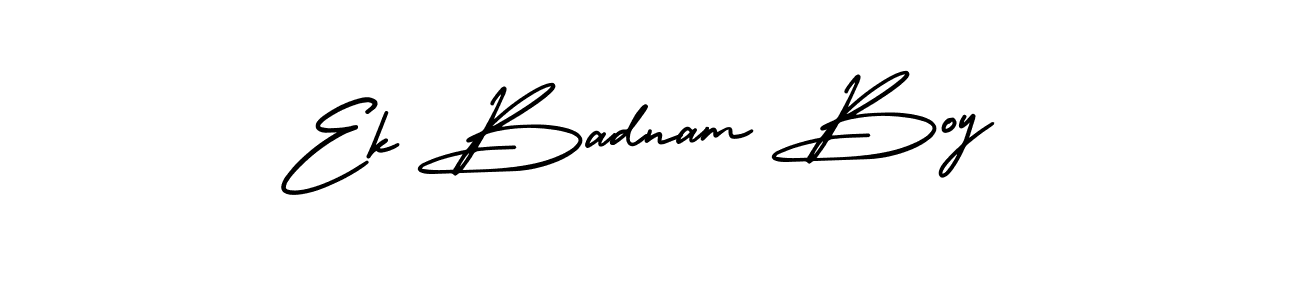 Make a short Ek Badnam Boy signature style. Manage your documents anywhere anytime using AmerikaSignatureDemo-Regular. Create and add eSignatures, submit forms, share and send files easily. Ek Badnam Boy signature style 3 images and pictures png