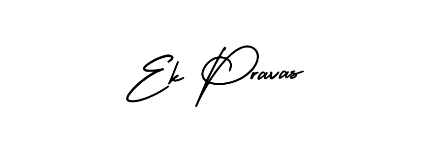 Make a short Ek Pravas signature style. Manage your documents anywhere anytime using AmerikaSignatureDemo-Regular. Create and add eSignatures, submit forms, share and send files easily. Ek Pravas signature style 3 images and pictures png