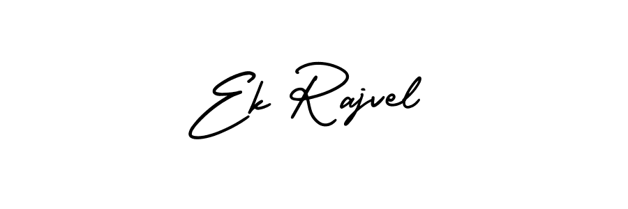 Design your own signature with our free online signature maker. With this signature software, you can create a handwritten (AmerikaSignatureDemo-Regular) signature for name Ek Rajvel. Ek Rajvel signature style 3 images and pictures png