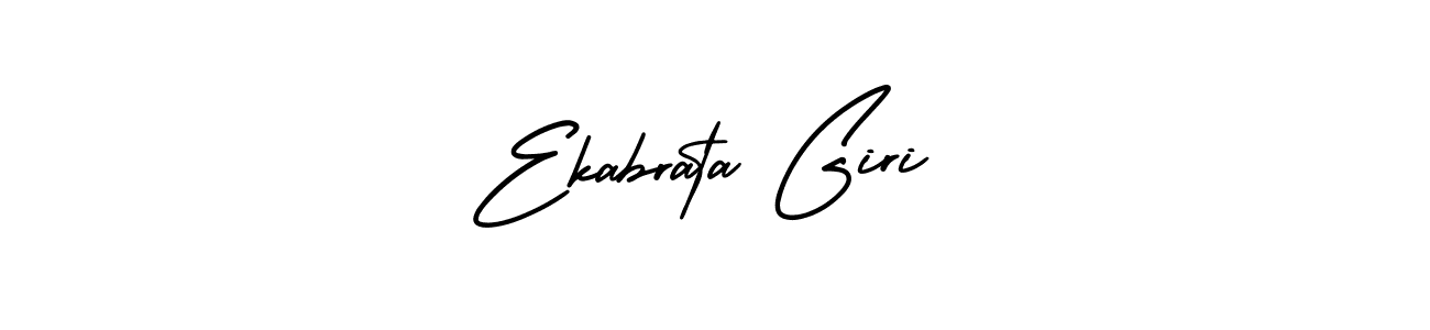 Make a beautiful signature design for name Ekabrata Giri. With this signature (AmerikaSignatureDemo-Regular) style, you can create a handwritten signature for free. Ekabrata Giri signature style 3 images and pictures png