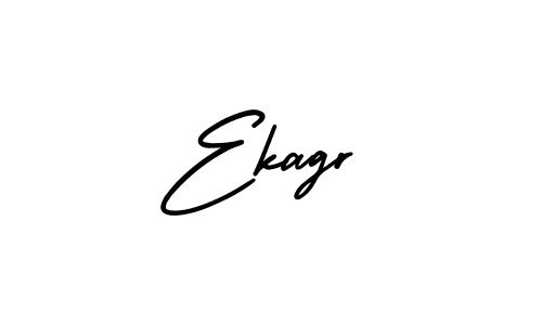 AmerikaSignatureDemo-Regular is a professional signature style that is perfect for those who want to add a touch of class to their signature. It is also a great choice for those who want to make their signature more unique. Get Ekagr name to fancy signature for free. Ekagr signature style 3 images and pictures png