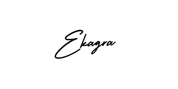 Similarly AmerikaSignatureDemo-Regular is the best handwritten signature design. Signature creator online .You can use it as an online autograph creator for name Ekagra. Ekagra signature style 3 images and pictures png