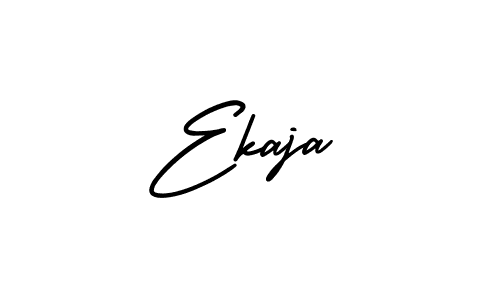 Design your own signature with our free online signature maker. With this signature software, you can create a handwritten (AmerikaSignatureDemo-Regular) signature for name Ekaja. Ekaja signature style 3 images and pictures png