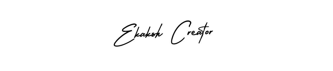 It looks lik you need a new signature style for name Ekaksh Creator. Design unique handwritten (AmerikaSignatureDemo-Regular) signature with our free signature maker in just a few clicks. Ekaksh Creator signature style 3 images and pictures png