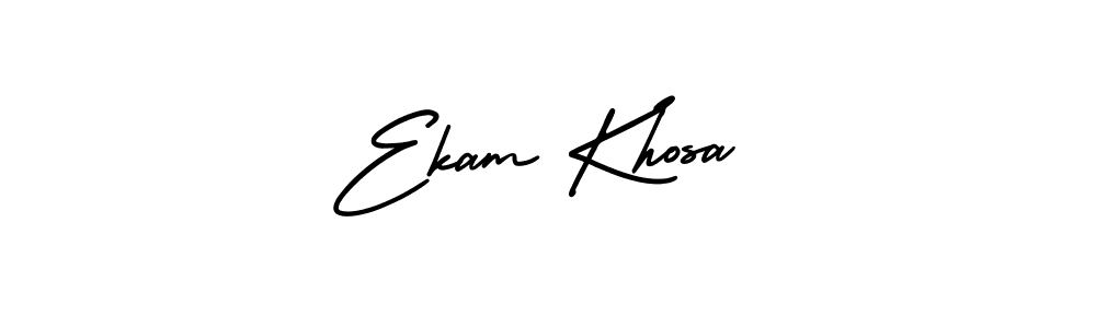 Best and Professional Signature Style for Ekam Khosa. AmerikaSignatureDemo-Regular Best Signature Style Collection. Ekam Khosa signature style 3 images and pictures png