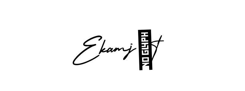 Also we have Ekamjøt name is the best signature style. Create professional handwritten signature collection using AmerikaSignatureDemo-Regular autograph style. Ekamjøt signature style 3 images and pictures png