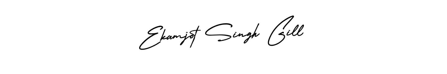 Design your own signature with our free online signature maker. With this signature software, you can create a handwritten (AmerikaSignatureDemo-Regular) signature for name Ekamjot Singh Gill. Ekamjot Singh Gill signature style 3 images and pictures png