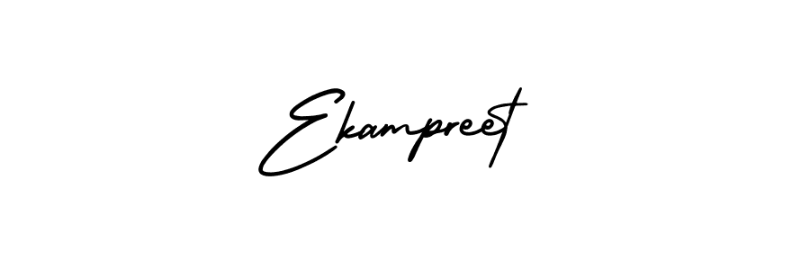 How to make Ekampreet signature? AmerikaSignatureDemo-Regular is a professional autograph style. Create handwritten signature for Ekampreet name. Ekampreet signature style 3 images and pictures png