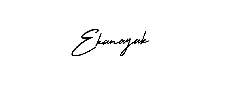 Use a signature maker to create a handwritten signature online. With this signature software, you can design (AmerikaSignatureDemo-Regular) your own signature for name Ekanayak. Ekanayak signature style 3 images and pictures png