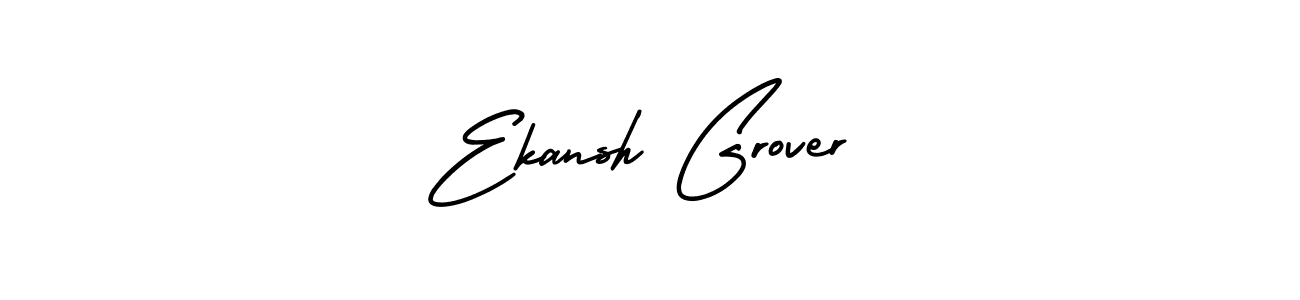 AmerikaSignatureDemo-Regular is a professional signature style that is perfect for those who want to add a touch of class to their signature. It is also a great choice for those who want to make their signature more unique. Get Ekansh Grover name to fancy signature for free. Ekansh Grover signature style 3 images and pictures png