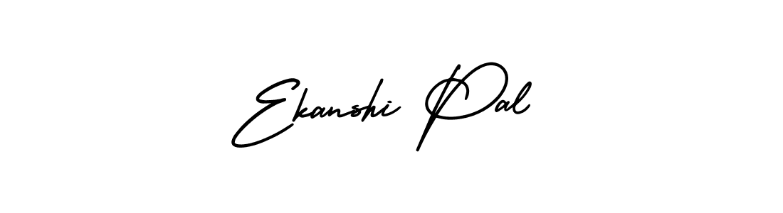 Use a signature maker to create a handwritten signature online. With this signature software, you can design (AmerikaSignatureDemo-Regular) your own signature for name Ekanshi Pal. Ekanshi Pal signature style 3 images and pictures png