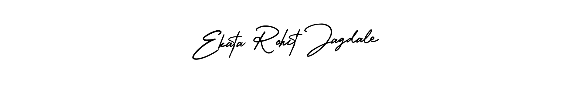 Make a short Ekata Rohit Jagdale signature style. Manage your documents anywhere anytime using AmerikaSignatureDemo-Regular. Create and add eSignatures, submit forms, share and send files easily. Ekata Rohit Jagdale signature style 3 images and pictures png