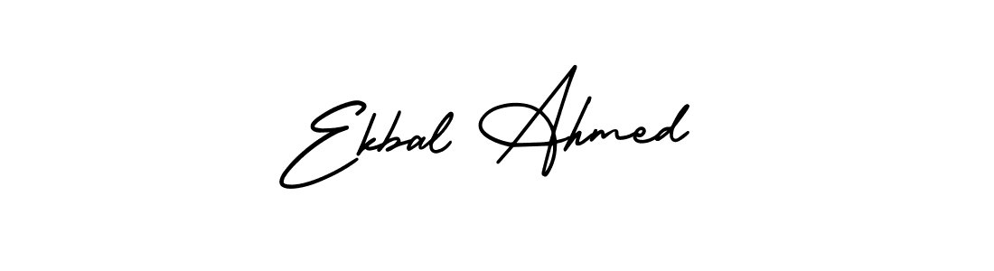 Make a beautiful signature design for name Ekbal Ahmed. Use this online signature maker to create a handwritten signature for free. Ekbal Ahmed signature style 3 images and pictures png