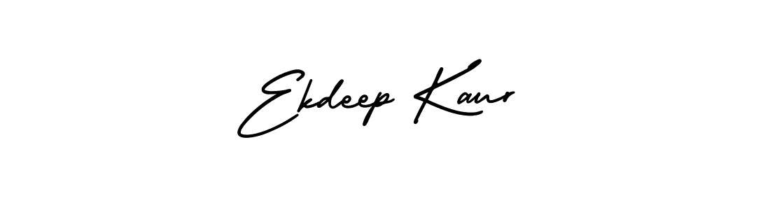 It looks lik you need a new signature style for name Ekdeep Kaur. Design unique handwritten (AmerikaSignatureDemo-Regular) signature with our free signature maker in just a few clicks. Ekdeep Kaur signature style 3 images and pictures png
