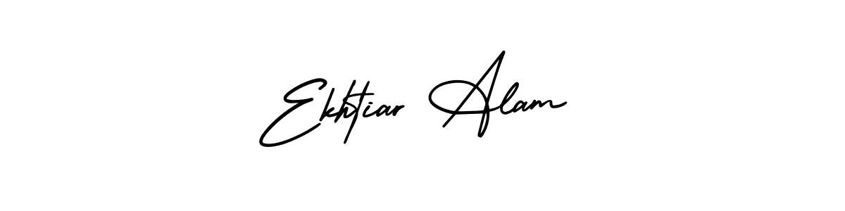 Create a beautiful signature design for name Ekhtiar Alam. With this signature (AmerikaSignatureDemo-Regular) fonts, you can make a handwritten signature for free. Ekhtiar Alam signature style 3 images and pictures png