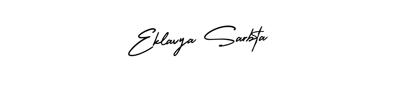 Use a signature maker to create a handwritten signature online. With this signature software, you can design (AmerikaSignatureDemo-Regular) your own signature for name Eklavya Sarbta. Eklavya Sarbta signature style 3 images and pictures png