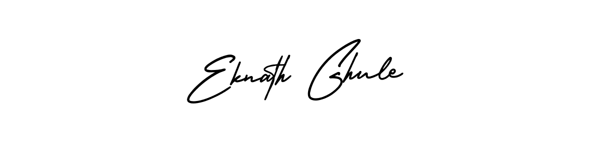 How to make Eknath Ghule name signature. Use AmerikaSignatureDemo-Regular style for creating short signs online. This is the latest handwritten sign. Eknath Ghule signature style 3 images and pictures png