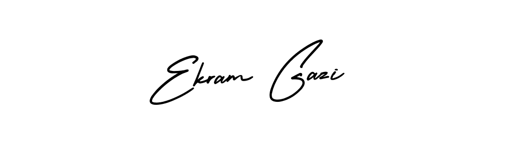 if you are searching for the best signature style for your name Ekram Gazi. so please give up your signature search. here we have designed multiple signature styles  using AmerikaSignatureDemo-Regular. Ekram Gazi signature style 3 images and pictures png