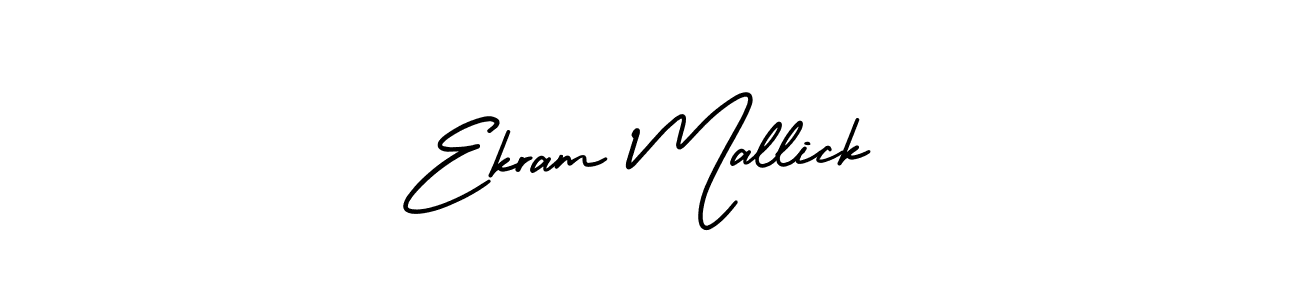 Best and Professional Signature Style for Ekram Mallick. AmerikaSignatureDemo-Regular Best Signature Style Collection. Ekram Mallick signature style 3 images and pictures png