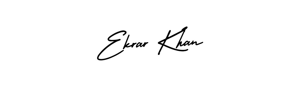 Make a beautiful signature design for name Ekrar Khan. Use this online signature maker to create a handwritten signature for free. Ekrar Khan signature style 3 images and pictures png