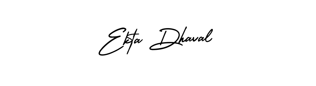 Make a beautiful signature design for name Ekta Dhaval. Use this online signature maker to create a handwritten signature for free. Ekta Dhaval signature style 3 images and pictures png