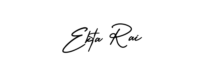 Also we have Ekta Rai name is the best signature style. Create professional handwritten signature collection using AmerikaSignatureDemo-Regular autograph style. Ekta Rai signature style 3 images and pictures png
