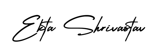 Here are the top professional signature styles for the name Ekta Shrivastav. These are the best autograph styles you can use for your name. Ekta Shrivastav signature style 3 images and pictures png