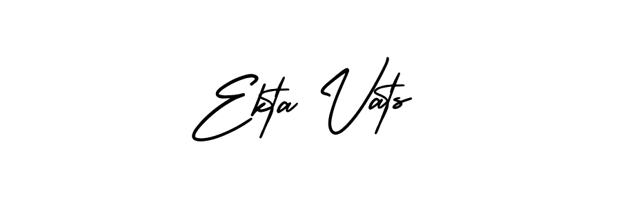 Best and Professional Signature Style for Ekta Vats. AmerikaSignatureDemo-Regular Best Signature Style Collection. Ekta Vats signature style 3 images and pictures png