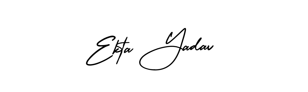 if you are searching for the best signature style for your name Ekta Yadav. so please give up your signature search. here we have designed multiple signature styles  using AmerikaSignatureDemo-Regular. Ekta Yadav signature style 3 images and pictures png