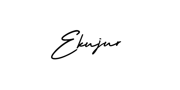 Design your own signature with our free online signature maker. With this signature software, you can create a handwritten (AmerikaSignatureDemo-Regular) signature for name Ekujur. Ekujur signature style 3 images and pictures png