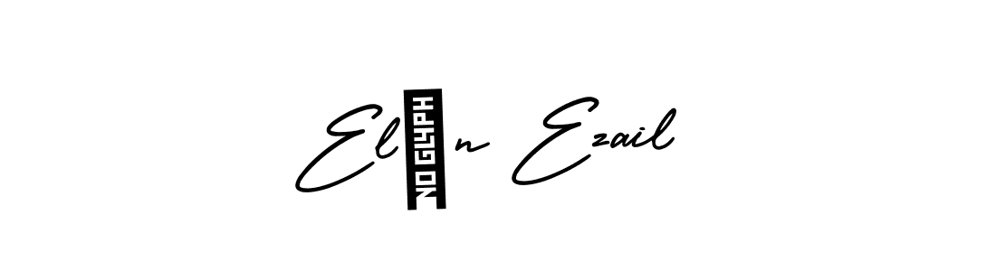 if you are searching for the best signature style for your name Elán Ezail. so please give up your signature search. here we have designed multiple signature styles  using AmerikaSignatureDemo-Regular. Elán Ezail signature style 3 images and pictures png