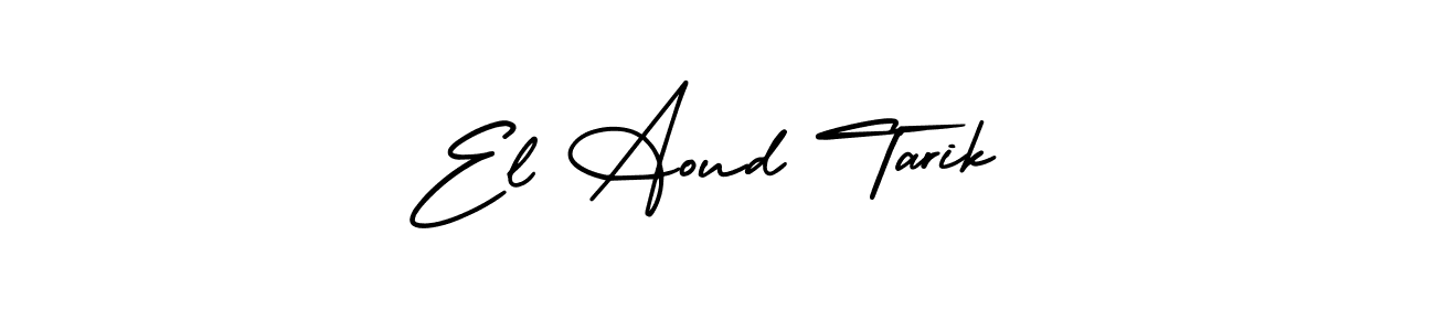 Also we have El Aoud Tarik name is the best signature style. Create professional handwritten signature collection using AmerikaSignatureDemo-Regular autograph style. El Aoud Tarik signature style 3 images and pictures png