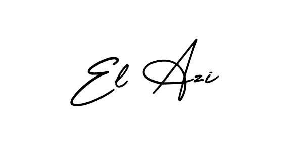 How to make El Azi signature? AmerikaSignatureDemo-Regular is a professional autograph style. Create handwritten signature for El Azi name. El Azi signature style 3 images and pictures png