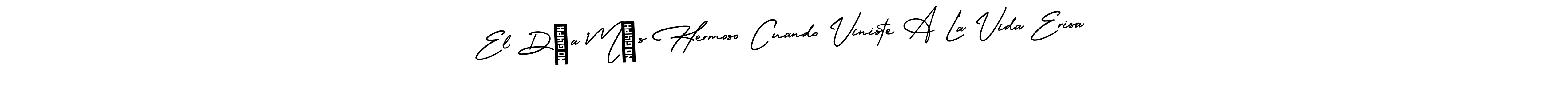 This is the best signature style for the El Día Más Hermoso Cuando Viniste A La Vida Erisa name. Also you like these signature font (AmerikaSignatureDemo-Regular). Mix name signature. El Día Más Hermoso Cuando Viniste A La Vida Erisa signature style 3 images and pictures png