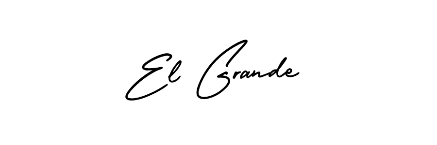 Make a beautiful signature design for name El Grande. Use this online signature maker to create a handwritten signature for free. El Grande signature style 3 images and pictures png