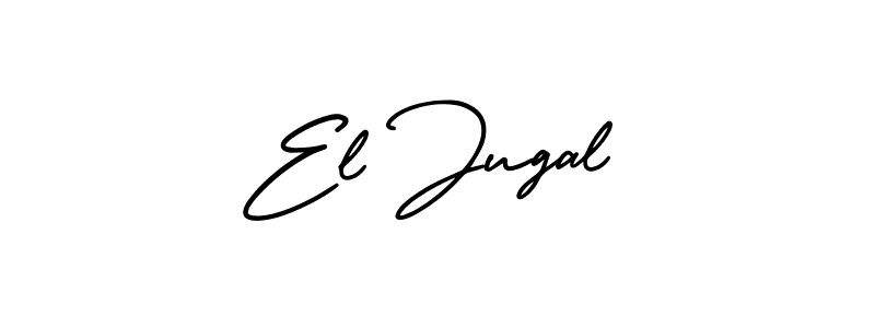 Also You can easily find your signature by using the search form. We will create El Jugal name handwritten signature images for you free of cost using AmerikaSignatureDemo-Regular sign style. El Jugal signature style 3 images and pictures png