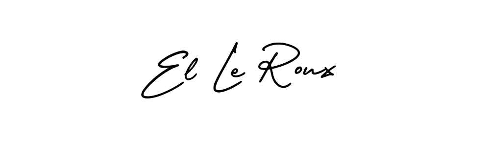 if you are searching for the best signature style for your name El Le Roux. so please give up your signature search. here we have designed multiple signature styles  using AmerikaSignatureDemo-Regular. El Le Roux signature style 3 images and pictures png