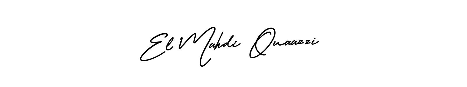 How to Draw El Mahdi Ouaazzi signature style? AmerikaSignatureDemo-Regular is a latest design signature styles for name El Mahdi Ouaazzi. El Mahdi Ouaazzi signature style 3 images and pictures png
