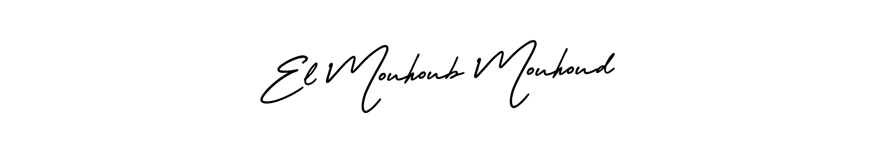 Similarly AmerikaSignatureDemo-Regular is the best handwritten signature design. Signature creator online .You can use it as an online autograph creator for name El Mouhoub Mouhoud. El Mouhoub Mouhoud signature style 3 images and pictures png