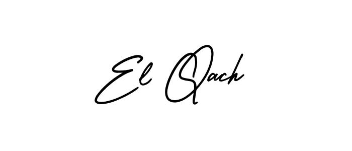 Similarly AmerikaSignatureDemo-Regular is the best handwritten signature design. Signature creator online .You can use it as an online autograph creator for name El Qach. El Qach signature style 3 images and pictures png