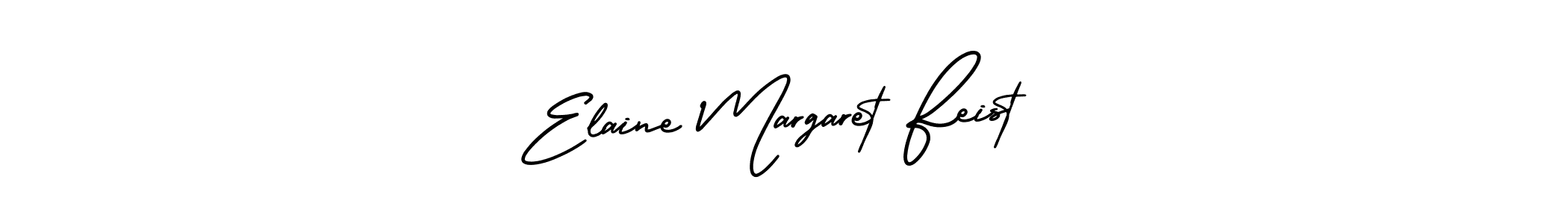 Make a short Elaine Margaret Feist signature style. Manage your documents anywhere anytime using AmerikaSignatureDemo-Regular. Create and add eSignatures, submit forms, share and send files easily. Elaine Margaret Feist signature style 3 images and pictures png
