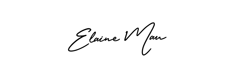 This is the best signature style for the Elaine Mau name. Also you like these signature font (AmerikaSignatureDemo-Regular). Mix name signature. Elaine Mau signature style 3 images and pictures png