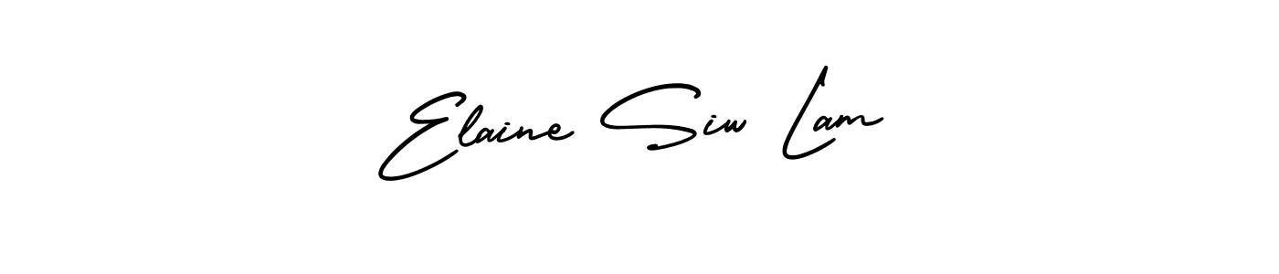 You can use this online signature creator to create a handwritten signature for the name Elaine Siw Lam. This is the best online autograph maker. Elaine Siw Lam signature style 3 images and pictures png
