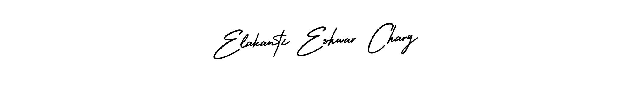 Use a signature maker to create a handwritten signature online. With this signature software, you can design (AmerikaSignatureDemo-Regular) your own signature for name Elakanti Eshwar Chary. Elakanti Eshwar Chary signature style 3 images and pictures png