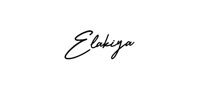 Also You can easily find your signature by using the search form. We will create Elakiya name handwritten signature images for you free of cost using AmerikaSignatureDemo-Regular sign style. Elakiya signature style 3 images and pictures png