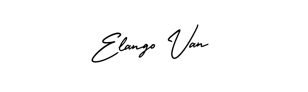 Also You can easily find your signature by using the search form. We will create Elango Van name handwritten signature images for you free of cost using AmerikaSignatureDemo-Regular sign style. Elango Van signature style 3 images and pictures png