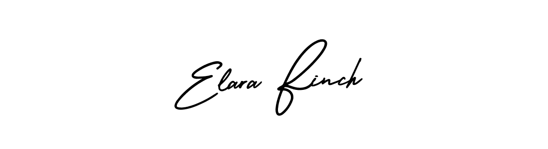 Use a signature maker to create a handwritten signature online. With this signature software, you can design (AmerikaSignatureDemo-Regular) your own signature for name Elara Finch. Elara Finch signature style 3 images and pictures png