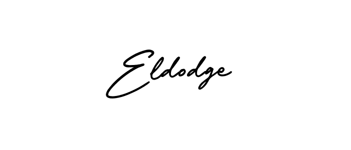 Eldodge stylish signature style. Best Handwritten Sign (AmerikaSignatureDemo-Regular) for my name. Handwritten Signature Collection Ideas for my name Eldodge. Eldodge signature style 3 images and pictures png