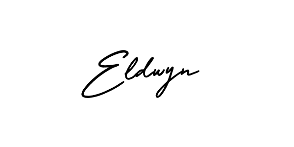 Design your own signature with our free online signature maker. With this signature software, you can create a handwritten (AmerikaSignatureDemo-Regular) signature for name Eldwyn. Eldwyn signature style 3 images and pictures png