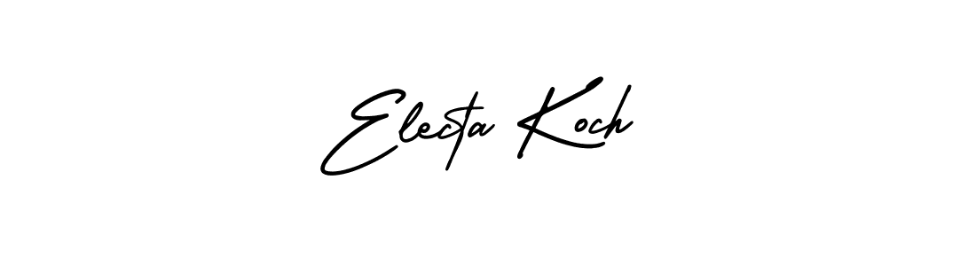 Use a signature maker to create a handwritten signature online. With this signature software, you can design (AmerikaSignatureDemo-Regular) your own signature for name Electa Koch. Electa Koch signature style 3 images and pictures png